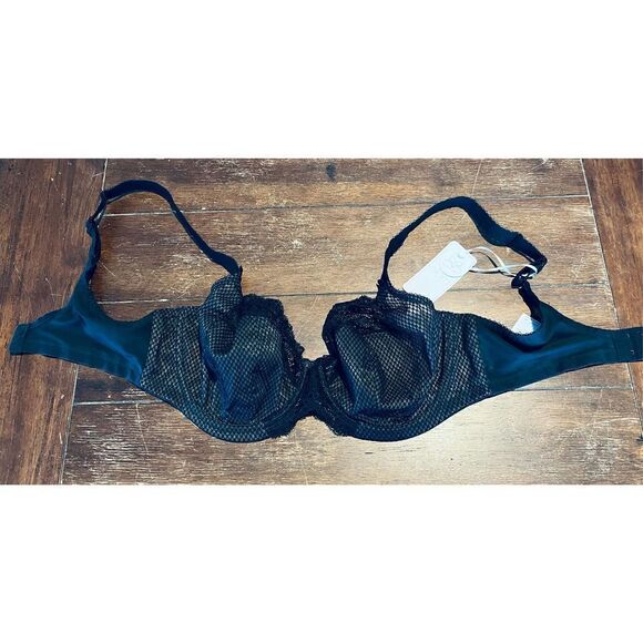 Elomi Women's Charley Plunge Bra: Elegant Floral Embroidery - Picture 2 of 4